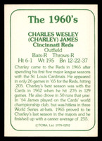 1978 TCMA The 1960's I #292 Charley James Near Mint Auto Signed 