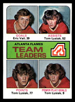 1975-76 Topps #313 Eric Vail/Tom Lysiak TL Ex-Mint 