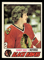 1977-78 O-Pee-Chee #34 Randy Holt Very Good RC Rookie 