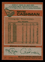 1978-79 Topps #124 Wayne Cashman Ex-Mint  ID: 477708