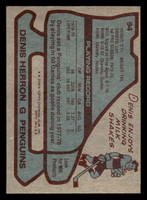 1979-80 Topps #94 Denis Herron Near Mint  ID: 478468