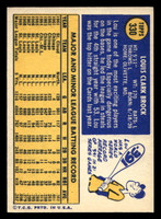 1970 Topps #330 Lou Brock Excellent+  ID: 479534