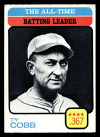 1973 Topps #475 Ty Cobb ATL Very Good  ID: 479794