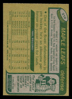 1980-81 Topps #210 Borje Salming Near Mint  ID: 480469