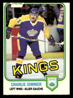 1981-82 O-Pee-Chee #142 Charlie Simmer Ex-Mint OPC 