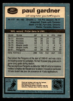 1981-82 O-Pee-Chee #257 Paul Gardner Ex-Mint OPC 