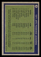 1972 Topps #3 Bob Griese/Len Dawson/Virgil Carter 1971 AFC Passing Leaders Near Mint  ID: 480845