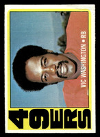 1972 Topps #22 Vic Washington Very Good RC Rookie  ID: 480944