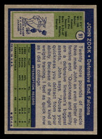 1972 Topps #91 John Zook Very Good 