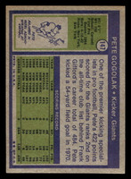 1972 Topps #147 Pete Gogolak Ex-Mint  ID: 481559