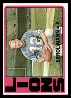 1972 Topps #222 Errol Mann Ex-Mint  ID: 481931