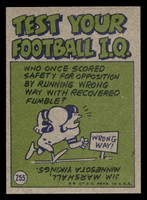 1972 Topps #255 Vic Washington IA Ex-Mint  ID: 482332