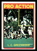 1972 Topps #257 L.C. Greenwood IA Excellent+  ID: 482344