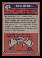 1973 Topps #44 Fred Heron Ex-Mint  ID: 482569