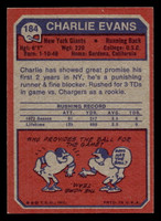 1973 Topps #184 Charlie Evans Near Mint  ID: 483201