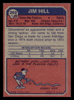 1973 Topps #263 Jim Hill Ex-Mint RC Rookie  ID: 483581