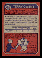 1973 Topps #284 Terry Owens Ex-Mint  ID: 483687