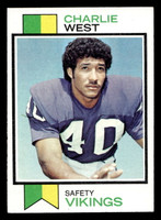 1973 Topps #328 Charlie West Ex-Mint  ID: 483863