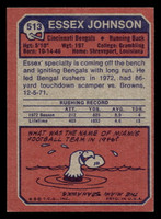 1973 Topps #513 Essex Johnson Near Mint  ID: 484709