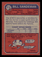 1973 Topps #518 Bill Sandeman UER Excellent+  ID: 484728