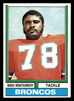 1974 Topps #37 Marv Montgomery Ex-Mint  ID: 484905