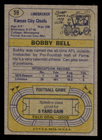 1974 Topps #59 Bobby Bell Near Mint  ID: 485001