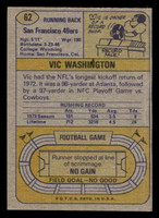 1974 Topps #62 Vic Washington Ex-Mint  ID: 485012