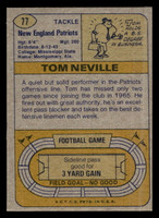 1974 Topps #77 Tom Neville Ex-Mint  ID: 485064