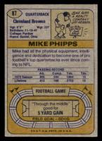 1974 Topps #87 Mike Phipps Ex-Mint 