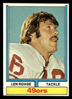 1974 Topps #98 Len Rohde Near Mint  ID: 485128
