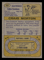 1974 Topps #161 Craig Morton Ex-Mint  ID: 485339