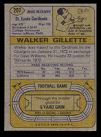 1974 Topps #207 Walker Gillette Near Mint  ID: 485444