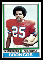 1974 Topps #295 Haven Moses Ex-Mint  ID: 485692