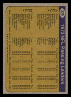 1974 Topps #329 Ken Stabler/Roger Staubach 1973 Passing Leaders Ex-Mint  ID: 485782