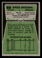 1975 Topps #62 Greg Brezina Near Mint  ID: 486533