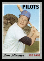 1970 Topps #185 Don Mincher Near Mint  ID: 487013