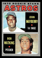 1970 Topps #227 John Mayberry/Bob Watkins Ex-Mint RC Rookie  ID: 487084