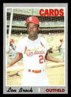 1970 Topps #330 Lou Brock Near Mint  ID: 487253