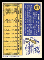 1970 Topps #407 Bob Watson Near Mint+  ID: 487358