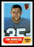 1968 Topps #78 Tom Nowatzke Near Mint  ID: 487954