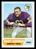 1968 Topps #3 Grady Alderman Near Mint  ID: 487991