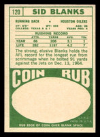 1968 Topps #120 Sid Blanks Ex-Mint  ID: 488108