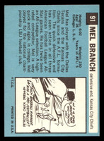 1964 Topps #91 Mel Branch Ex-Mint SP 