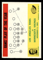 1964 Philadelphia #98 Harland Svare Rams Play of the Year Ex-Mint  ID: 488563
