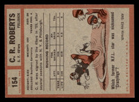 1962 Topps #154 C.R. Roberts Near Mint SP  ID: 489279