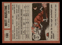 1962 Topps #160 Matt Hazeltine Ex-Mint  ID: 489299