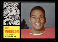1962 Topps #161 Abe Woodson Ex-Mint  ID: 489305