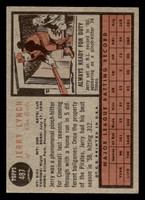 1962 Topps #487 Jerry Lynch Excellent 