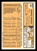 1963 Topps #497 Bennie Daniels Excellent+  ID: 489676