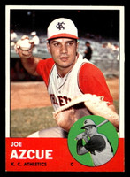 1963 Topps #501 Joe Azcue Ex-Mint  ID: 489682